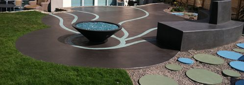 Artistic Patio, Blue Concrete
Site
Suncoast Concrete Coatings Inc
San Diego, CA