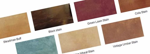 stain concrete colors