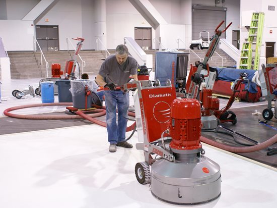 Diamatic Polisher
Site
Decorative Concrete Institute
Temple, GA