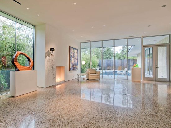 Polished Living Room Floor