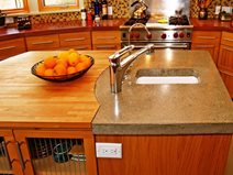 Kitchen Island, Close Up
Concrete Countertops
Flowstone Concrete Studio
Sacramento, CA