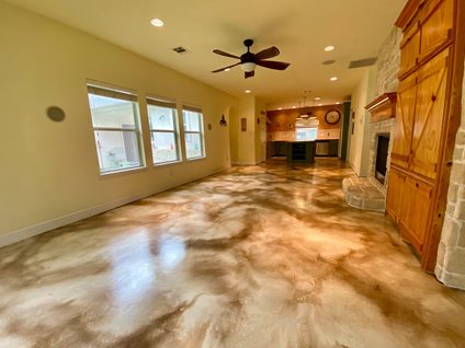 marble concrete floor