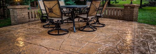 Patio Lighting, Patio Texture
Concrete Patios
J&H Decorative Concrete LLC
Uniontown, OH