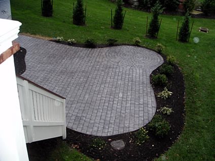 Brick Stamped Patio