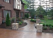 Pillars, Lights, Walkway
Concrete Pool Decks
J&H Decorative Concrete LLC
Uniontown, OH