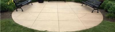 Round, Saw Cut
Concrete Patios
Max Power Concrete
Columbus, OH