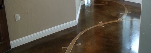 Stained Floor Scrollwork
Concrete Floors
Decorative Crete-Worx
Grand Prairie, TX