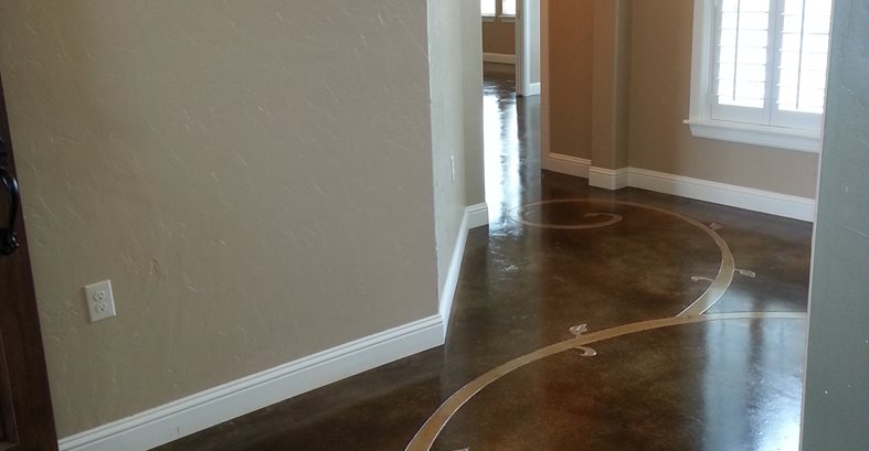 Stained Floor Scrollwork
Concrete Floors
Decorative Crete-Worx
Grand Prairie, TX