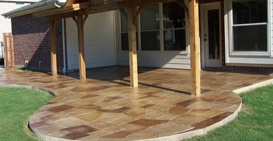 Stamped, Stained, Concrete Patio
Site
Deck-O-Art Inc.
McKinney, TX