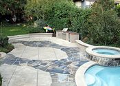 Stamped, Stone
Concrete Pool Decks
Tom Ralston Concrete
Santa Cruz, CA